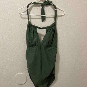NWT Olive Maternity One-Piece Swimsuit - Size L